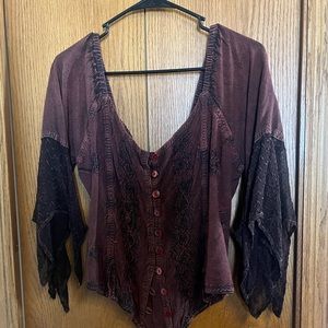 Corset style top